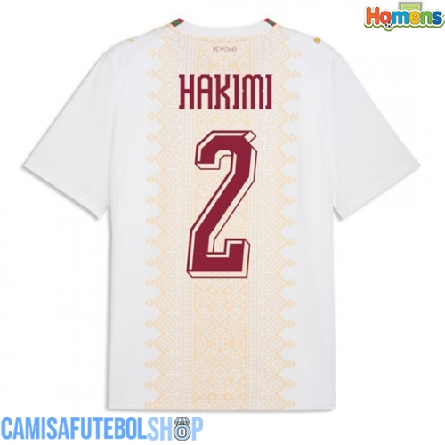 Camisa de time de futebol Marrocos Achraf Hakimi #2 Replicas 2º Equipamento Mundo 2026 Manga Curta